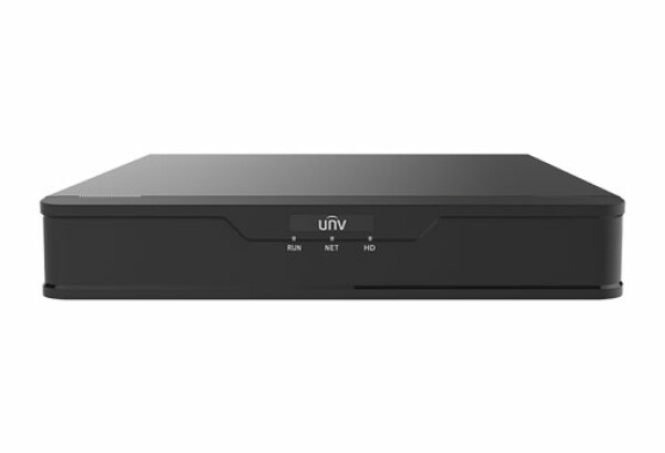 NVR301-04X-P4 Uniview - 4 csatornás, 1 HDD-s, IP Rögzítő, 1U  kialakítás, 4 POE csatlakozóval rendelkezik